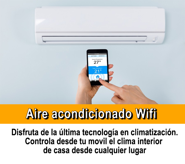 Aire acondicionado wifi