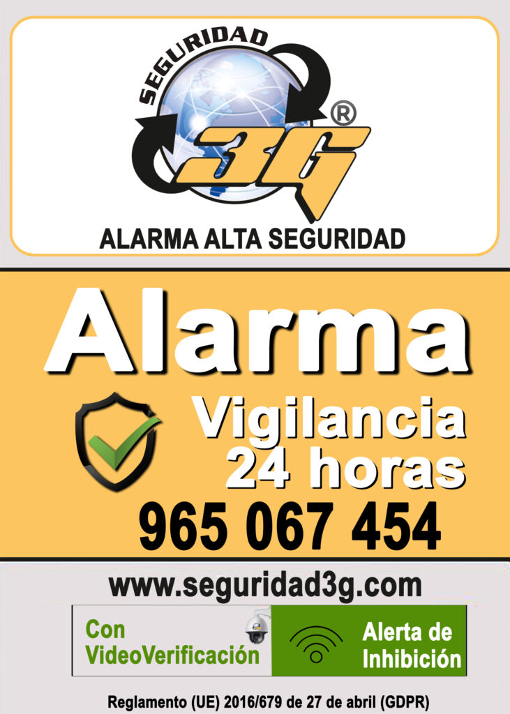 Cartel Seguridad 3G